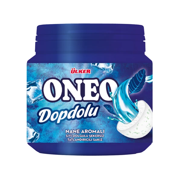 Ülker Oneo Dopdolu Nane Şişe Sakız 76 G (6'li Paket) ürün görseli 1