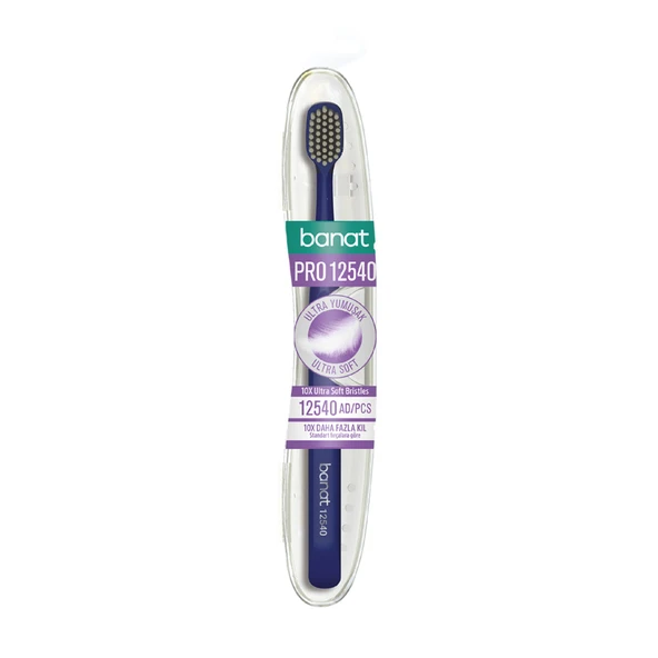 Banat Puresoft Pro 12540 Diş Fırçası - Soft (Kutulu) (6'li Paket) ürün görseli 1