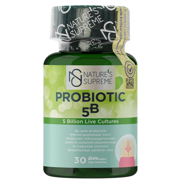 Nature's Supreme Probiotic 5B 30 Kapsül (3'li Paket) ürün görseli 1