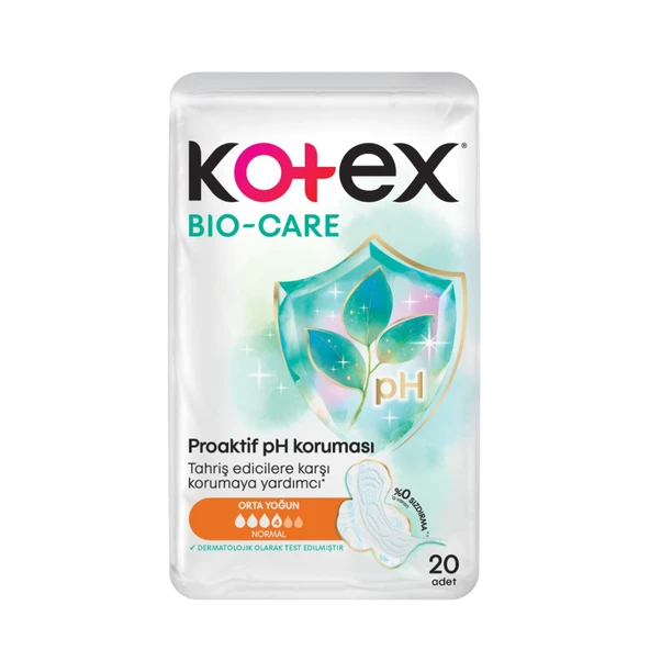 Kotex Bio-Care Quadro Normal 20'li (6'li Paket) ürün görseli 1