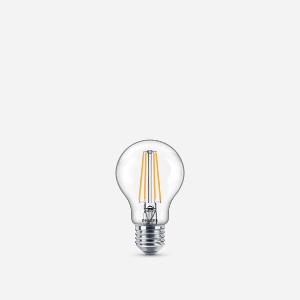 Philips Classic 60 W Beyaz Klasik E27 Duy 2'li Led Ampul (6'li Paket) ürün görseli 1