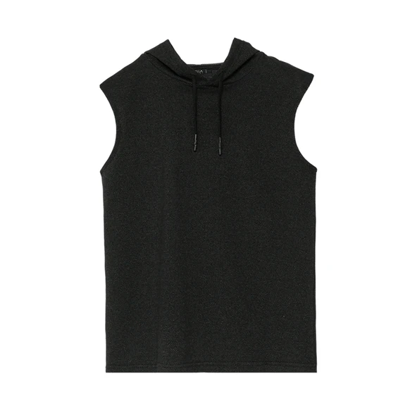 Bella Dossi Erkek Kapşonlu Atlet Siyah XL (4'li Paket) ürün görseli 1