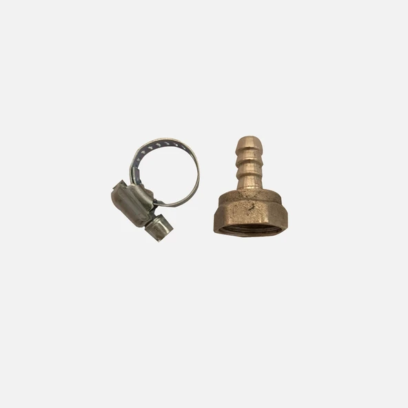 Admiral 12 Dişi Hortum Rekoru Krom Pirinç (Sabit) (5'li Paket) ürün görseli 1