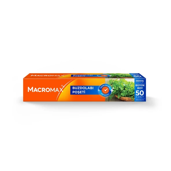 Macromax Buzdolabı Poşeti Büyük Boy 50'li (6'li Paket) ürün görseli 1
