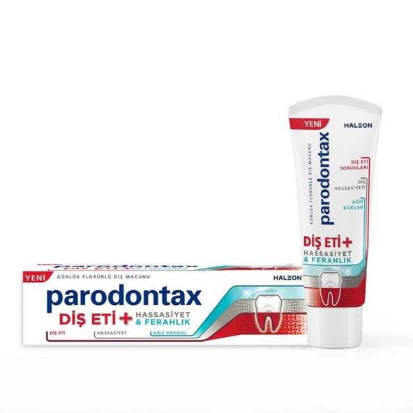 Parodontax Diş Eti + Hassasiyet & Ferahlık Diş Macunu 75 ml (4'li Paket) ürün görseli 1
