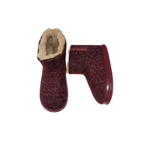 Chirpy Misto Kadın Panduf Bordo 36-41 (2'li Paket) ürün görseli 1