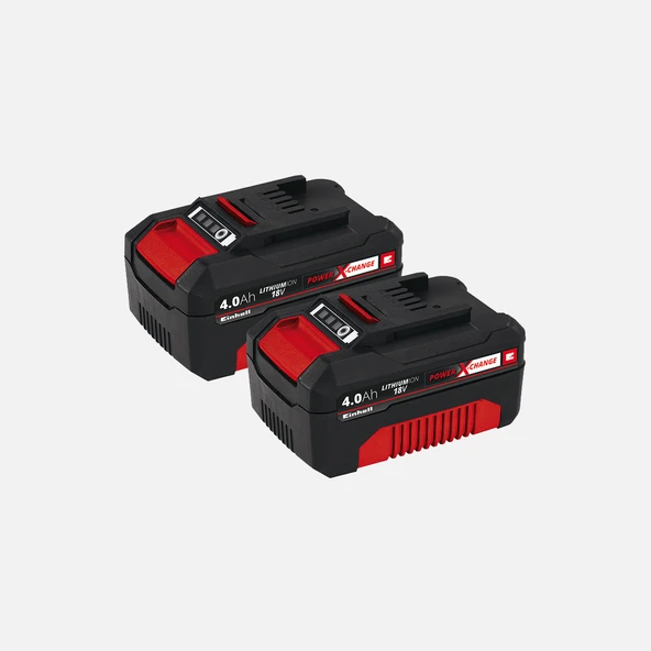 Einhell PXC-Twinpack 2x 18V 4,0 Ah Li-ion 3 Kademeli Akü Seti ürün görseli 1