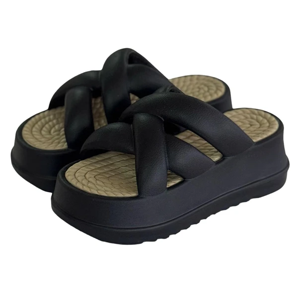 Novelido Çapraz Platform Kadın Terlik 36-40 (4'li Paket) ürün görseli 1