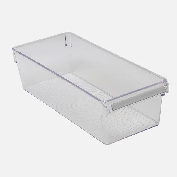 Primanova Plastik Şeffaf Düzenleyici Mutfak Rafı 36x15x10 cm (4'li Paket) ürün görseli 1