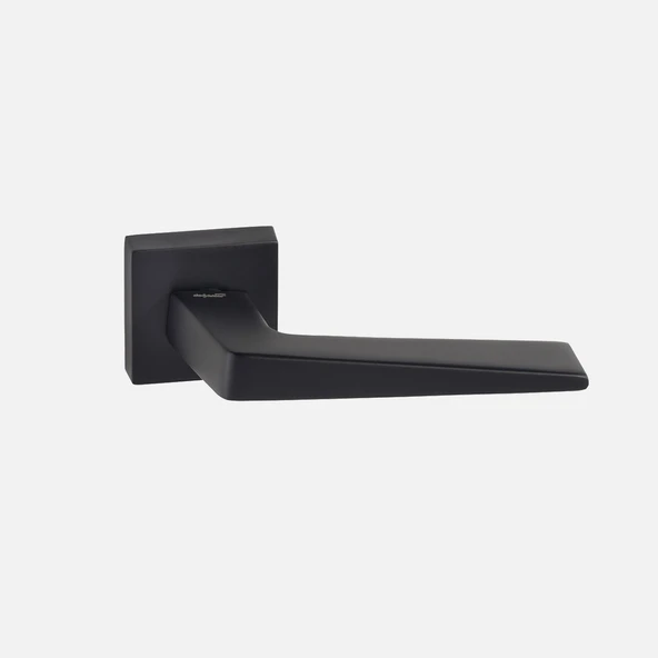 Doğanlar Penta Mat Siyah Rozetli Kapı Kolu ürün görseli 1