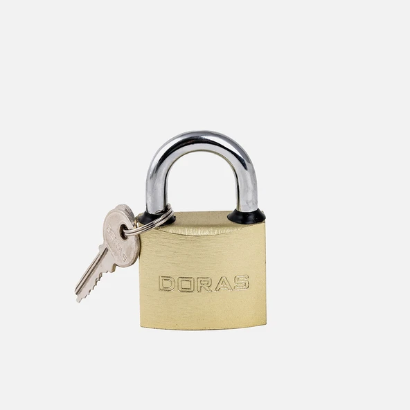 Doras 50mm Döküm Asma Kilit Sarı (4'li Paket) ürün görseli 1