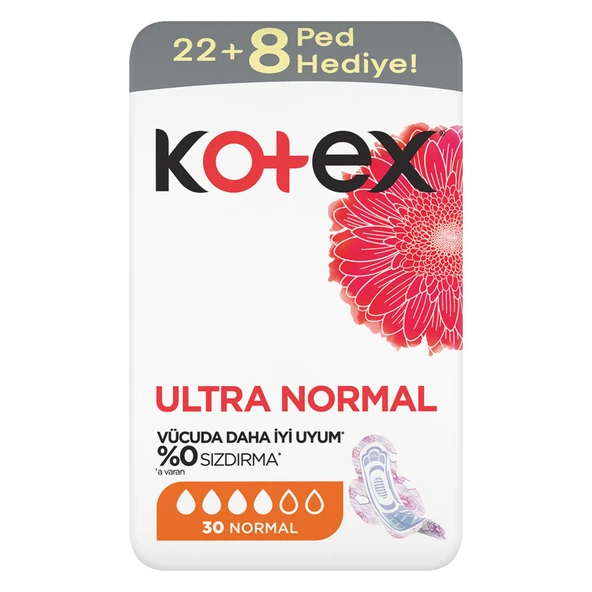 Kotex Ultra Dev Eko Normal 30'lu (4'li Paket) ürün görseli 1