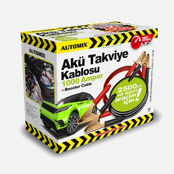 Automix Takviye Kablosu 1000 Amp Kutulu ürün görseli 1