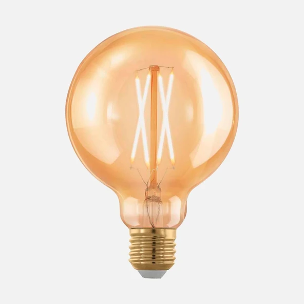 Led Globe G95 4W Amber 1700K Ampul (6'li Paket) ürün görseli 1