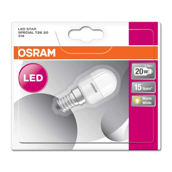 Osram 1.3 W Sarı Stick E14 Duy Led Buzdolabı Ampul (6'li Paket) ürün görseli 1