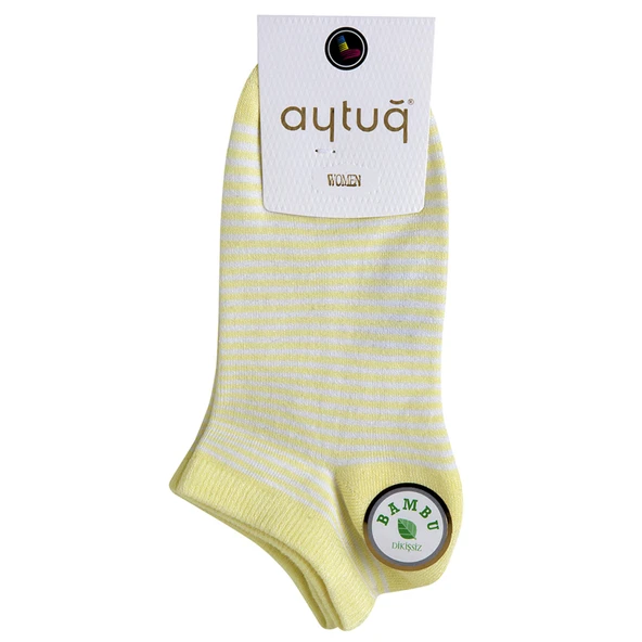 Aytuğ Bambu Kadın Patik Çorabı 36/40 (5'li Paket) ürün görseli 1