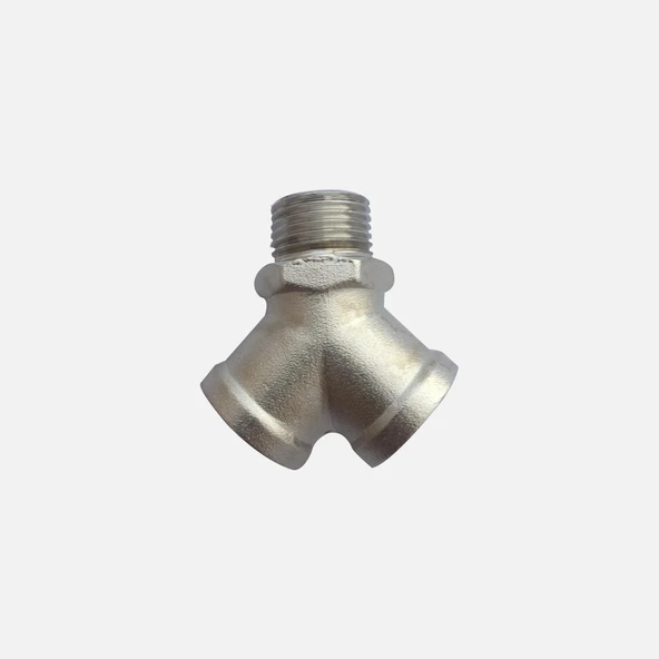 Admiral 12 Çift Çıkışlı Çatal Krom Pirinç (2'li Paket) ürün görseli 1