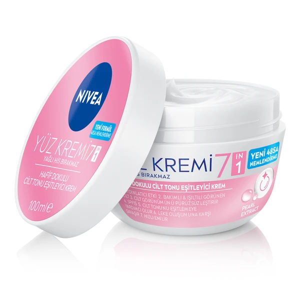 NIVEA Yüz Kremi Eşitleyici Cilt Tonu & Nemlendirme 100 Ml (3'li Paket) ürün görseli 1