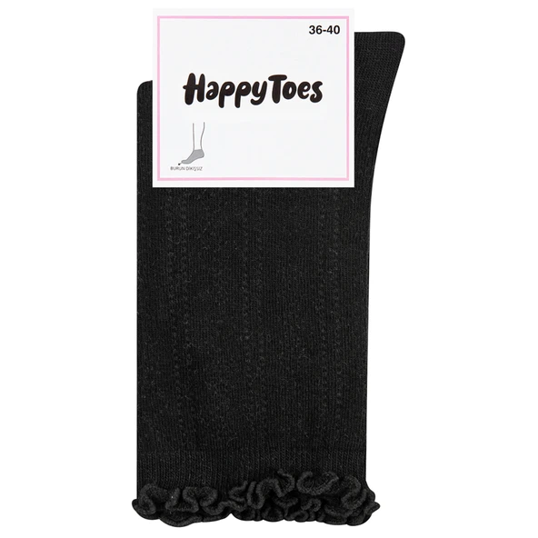 Happy Toes Kadın Fırfırlı Çorap 36-40 (6'li Paket) ürün görseli 1