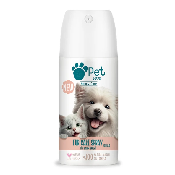 Pet Love Tüy Bakım Spreyi Vanilya 150 Ml (3'li Paket) ürün görseli 1
