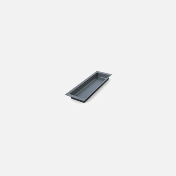 Adilon Kaşıklık 157 mm Tek Bölme Antrasit (4'li Paket) ürün görseli 1