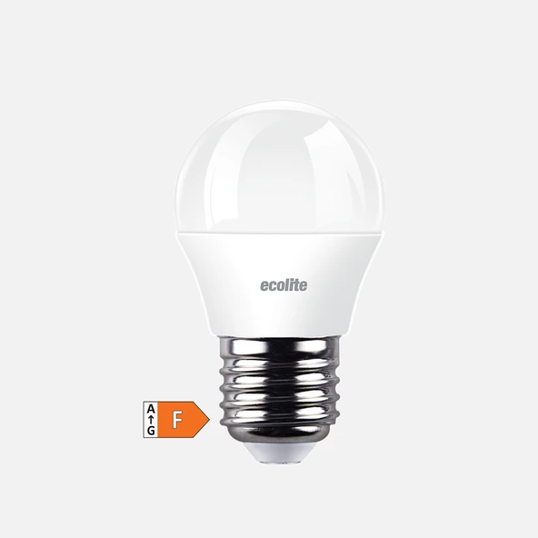 Ecolite G45 8.5 W Beyaz 6500K E27 LED Ampul (6'li Paket) ürün görseli 1