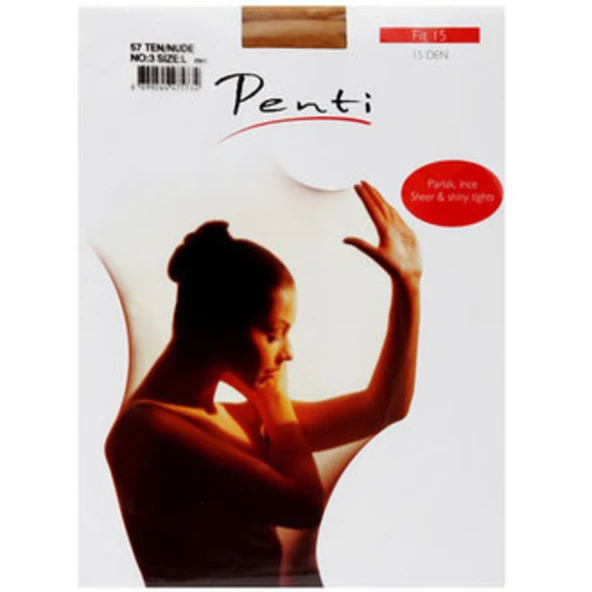 Pentı Fit 15 Den Külotlu Çorap 57/3 (6'li Paket) ürün görseli 1