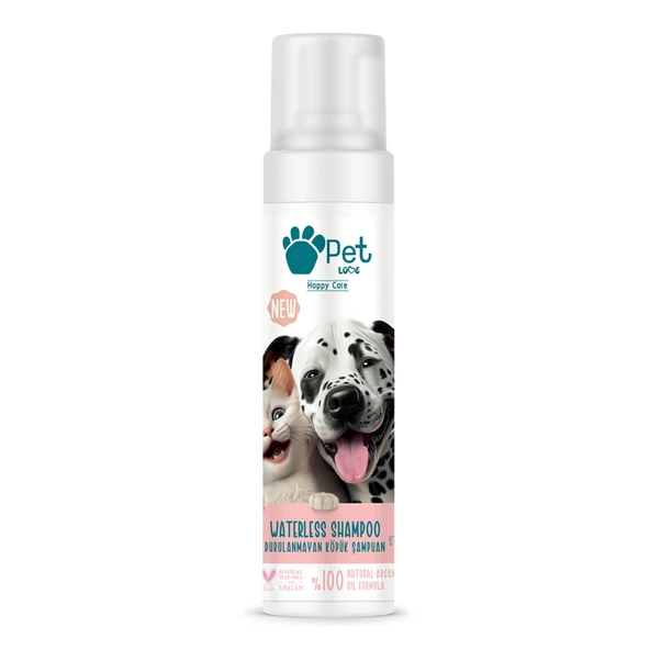 Pet Love Durulanmayan Köpük Şampuan Çilek 225 Ml (3'li Paket) ürün görseli 1