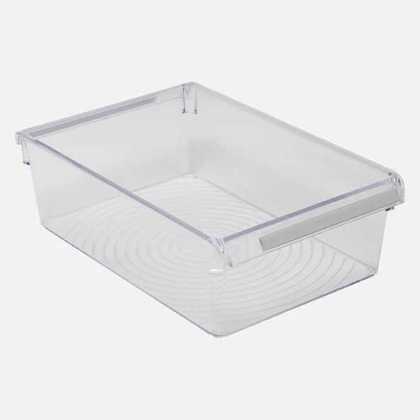 Primanova Plastik Şeffaf Düzenleyici Mutfak Rafı 32.5x20.5x10 cm (3'li Paket) ürün görseli 1