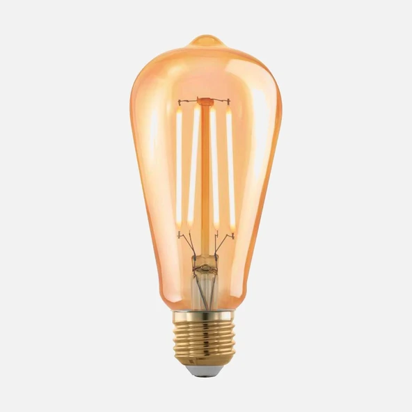 Led St64 4W Amber 1700K Ampul (3'li Paket) ürün görseli 1
