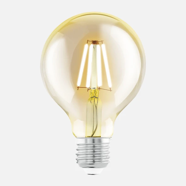 Eglo Amber G80 4 W Beyaz Klasik E27 Duy Led Ampul (5'li Paket) ürün görseli 1
