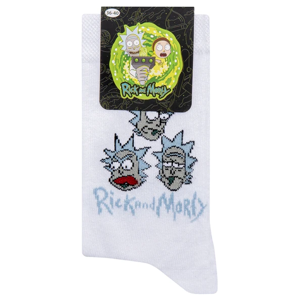 Rick And Morty Kadın Soket Çorap (6'li Paket) ürün görseli 1