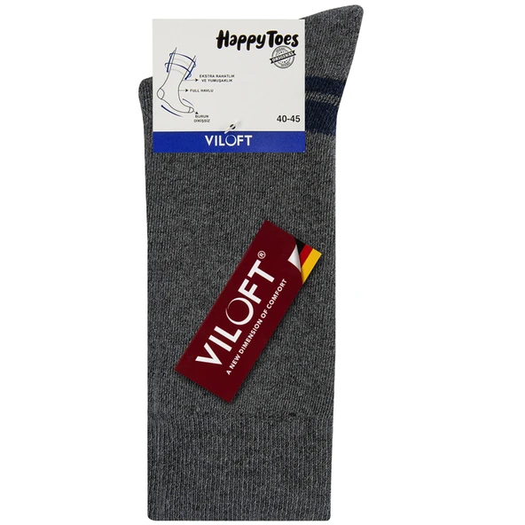 Happy Toes Viloft Çorap 40/45 (5'li Paket) ürün görseli 1