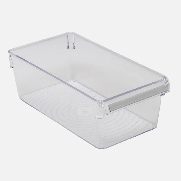 Primanova Plastik Şeffaf Düzenleyici Mutfak Rafı 29x15x10 cm (4'li Paket) ürün görseli 1