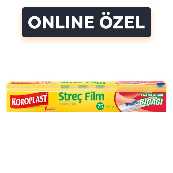 Koroplast Streç Film Kesme Bıçaklı Eco 75 M (4'li Paket) ürün görseli 1
