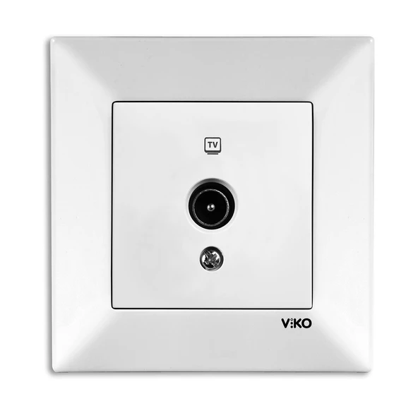 Viko Meridian Beyaz Uydu Prizi F Ko N - S (4'li Paket) ürün görseli 1