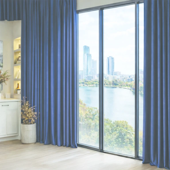 Elegance Eco Blackout Fon Perde Lacivert ürün görseli 1