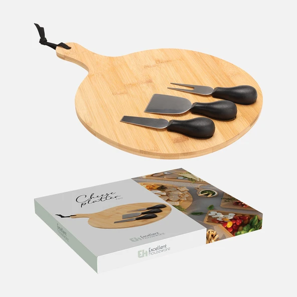 Koopmann Peynir Seti – 4 Parça Bambu ürün görseli 1