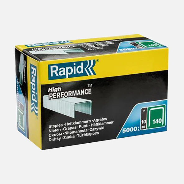 Rapid 140/10 mm 5000 Adet Zımba Teli (3'li Paket) ürün görseli 1