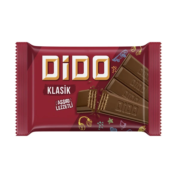 Ülker Dido Kare Çikolatalı Gofret 55,5 g (6'li Paket) ürün görseli 1