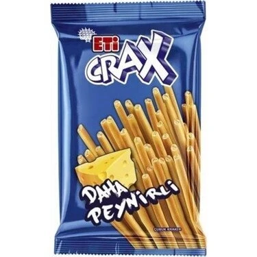 Eti Crax Peynirli Çubuk Kraker 50 g 20'li (4'li Paket) ürün görseli 1