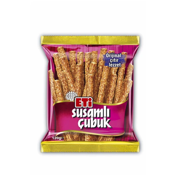 Eti Susamlı Çubuk Kraker 120 g 10'lu (4'li Paket) ürün görseli 1
