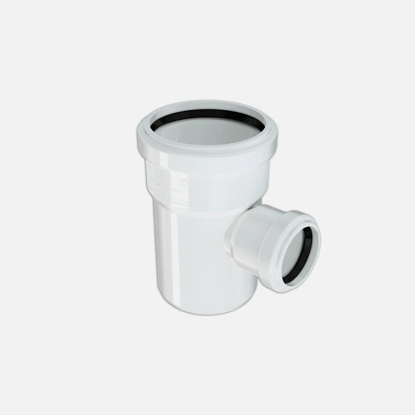 Hakan Boru 110X75 mm Çatal 87 Pvc-U (4'li Paket) ürün görseli 1