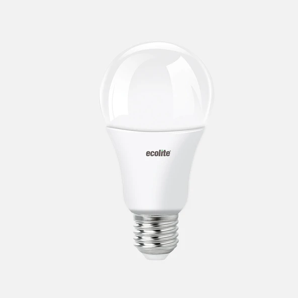 Ecolite Led A60 12 W Beyaz Klasik E27 Duy 3'lü Led Ampul (2'li Paket) ürün görseli 1