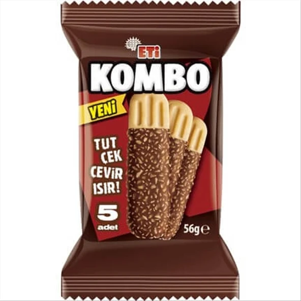 Eti Kombo Çikolata 56 g 18'li (4'li Paket) ürün görseli 1