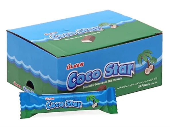 Ülker Cocostar Çikolata 25 g 24'lü (6'li Paket) ürün görseli 1