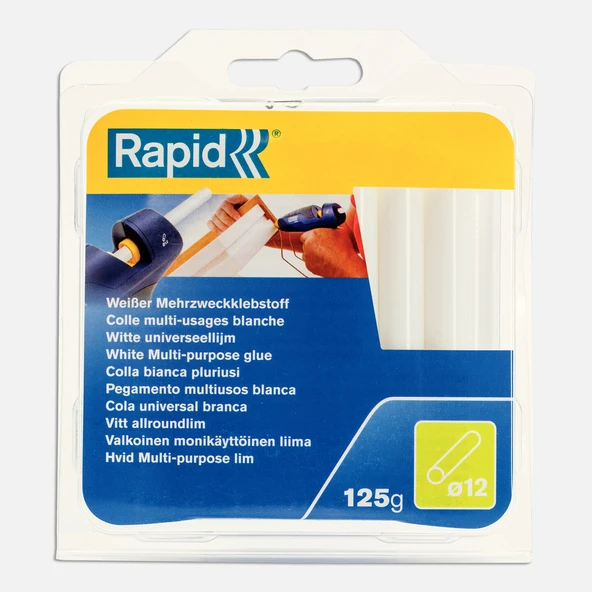 Rapid 125G D12X94 mm Silikon Çubuk Beyaz (3'li Paket) ürün görseli 1