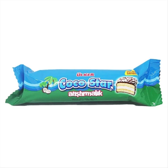 Ülker Cocostar Atıştırmalık Pasta 66 g 24'lü (3'li Paket) ürün görseli 1