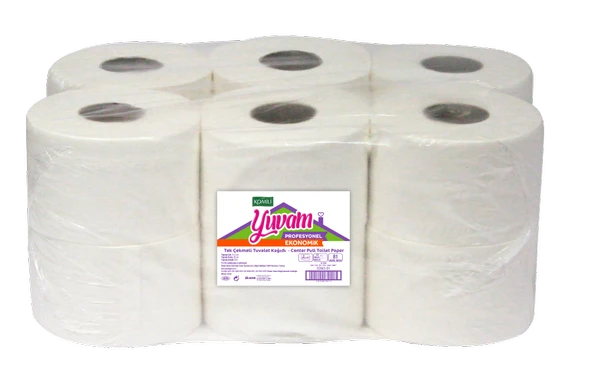 Komili Yuvam İçten Çekmeli Tuvalet Kağıdı 12'li 11,5cm 81m (2'li Paket) ürün görseli 1