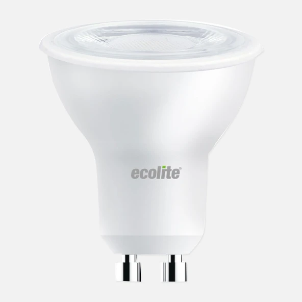 Ecolite Led Gu10 8 W Beyaz 6500K GU10 LED Ampul (5'li Paket) ürün görseli 1